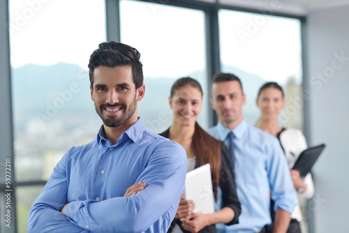 Photo: business people group in a meeting at office business people group in a meeting at office