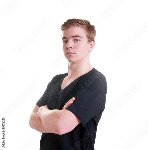 Photo: Teenager mit verschränkten Armen Teenager mit verschränkten Armen