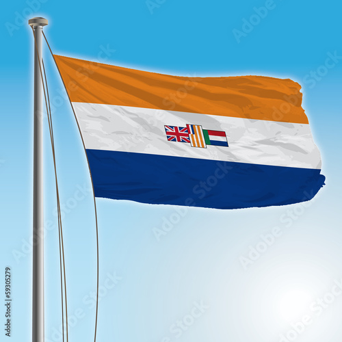 Vector: south africa old flag south africa old flag