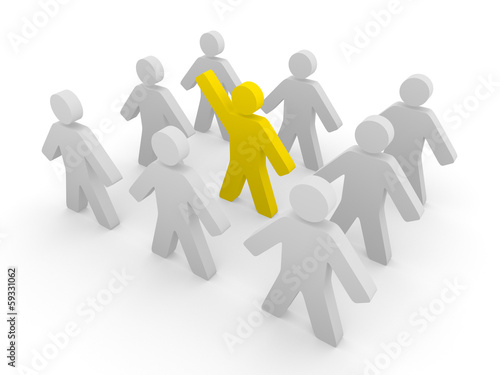 Illustration: Initiative person Initiative person