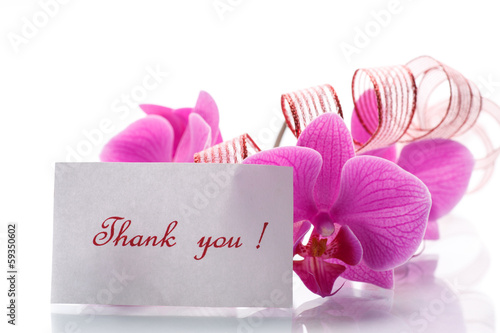 Photo: orchid flowers with gratitude orchid flowers with gratitude