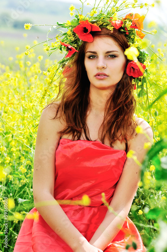Photo: girl with crown girl with crown