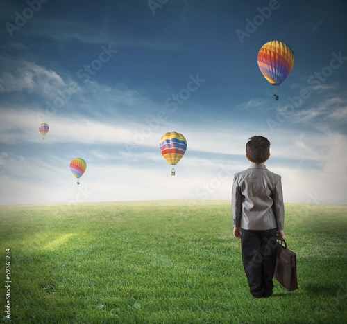Photo: Future of a young boy Future of a young boy