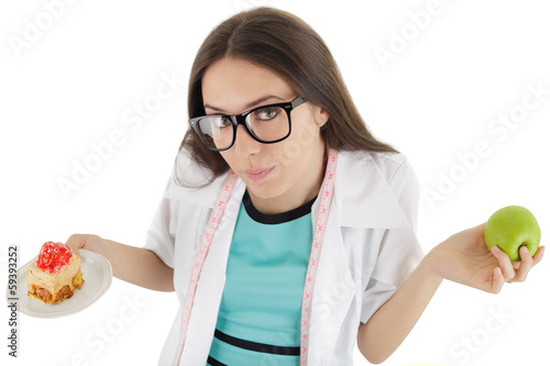 Photo: Nutritionist Comparing Diets Nutritionist Comparing Diets