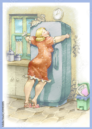 Illustration: dieta colore dieta colore