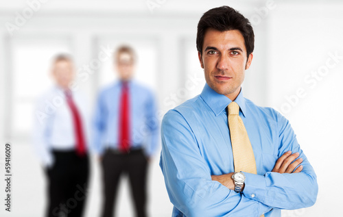 Photo: Confident businessman portrait Confident businessman portrait