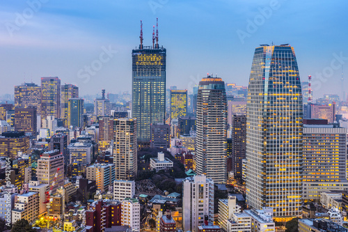 Photo: Tokyo, Japan Twilight High Rises Tokyo, Japan Twilight High Rises