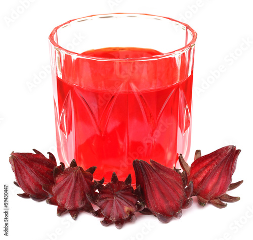 Photo: Roselles with juice Roselles with juice