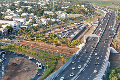 Photo: infrastructure routière, Saint-Paul, île de la Réunion infrastructure routière, Saint-Paul, île de la Réunion