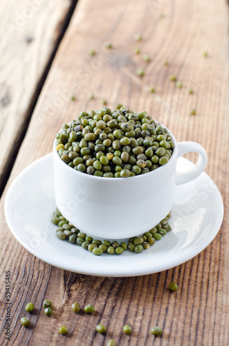 Photo: Mung beans in a bowl Mung beans in a bowl