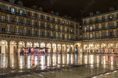 Photo: Constitution Square in San Sebastian Constitution Square in San Sebastian