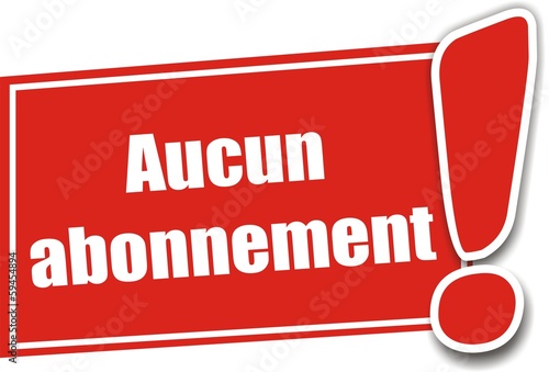 Vector: étiquette aucun abonnement étiquette aucun abonnement