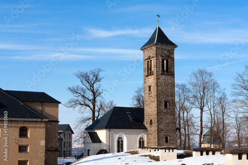Photo: old tower in Koeningshtine castle old tower in Koeningshtine castle