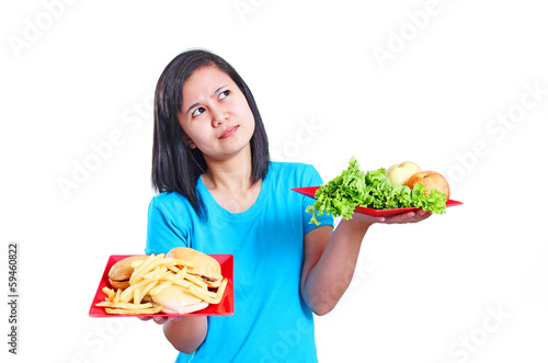 Photo: Healthy And Unhealthy Diet Healthy And Unhealthy Diet