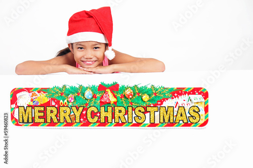 Photo: Girl's Christmas Greetings Girl's Christmas Greetings