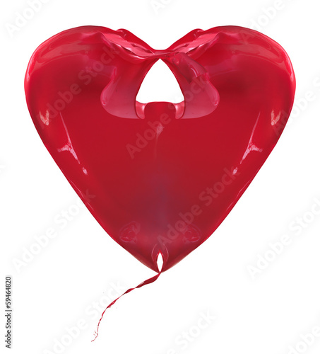 Photo: Heart from paint splash Heart from paint splash