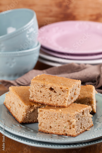 Photo: Spelt zucchini cake Spelt zucchini cake