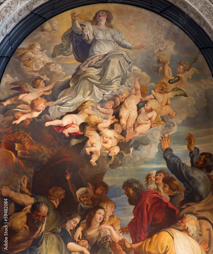 Photo: Antwerp - The Assumption of the Virgin Mary after Rubens Antwerp - The Assumption of the Virgin Mary after Rubens