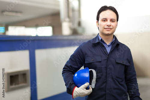 Photo: Portrait of an handsome engineer Portrait of an handsome engineer