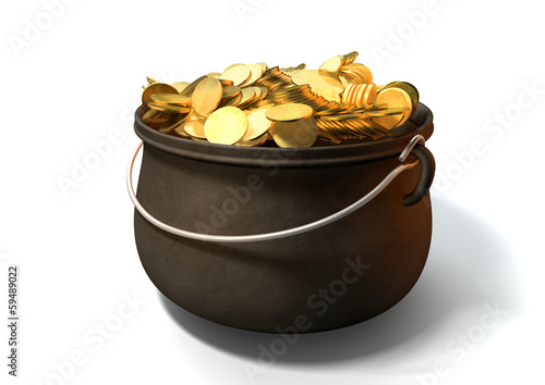 Illustration: Pot Of Gold Pot Of Gold