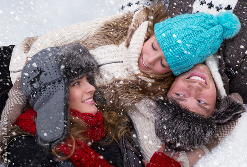 Photo: familie im winter familie im winter