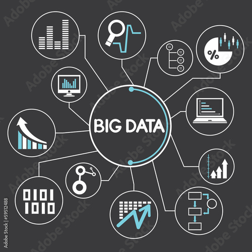 big data network, mind mapping, info graphics