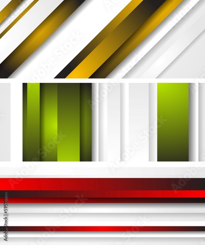 Vector: Bright abstract banners Bright abstract banners
