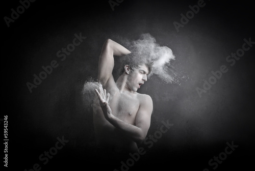 Photo: Man and Smoke Man and Smoke