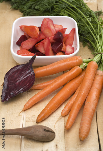 Photo: Möhren-Rote-Beete-Gemüse Möhren-Rote-Beete-Gemüse
