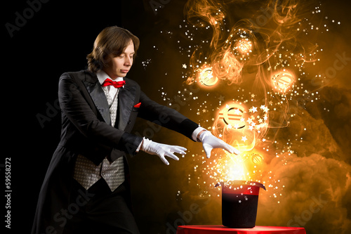 Photo: Magician with hat Magician with hat