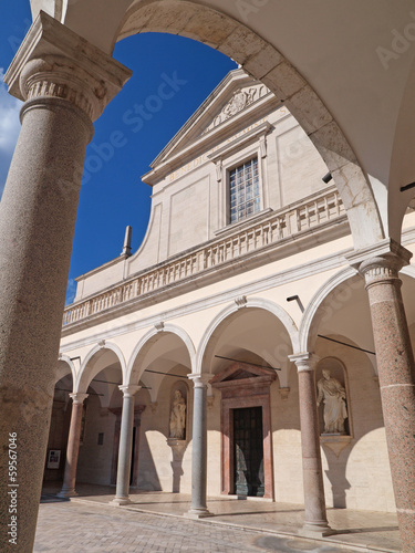 Photo: Abbey of Montecassino, Italy. Abbey of Montecassino, Italy.