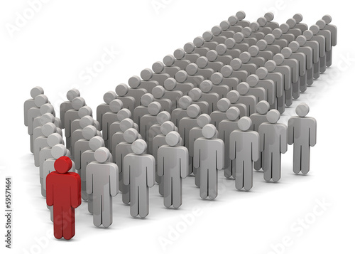 Illustration: TEAMWORK CONCEPT - 3D TEAMWORK CONCEPT - 3D