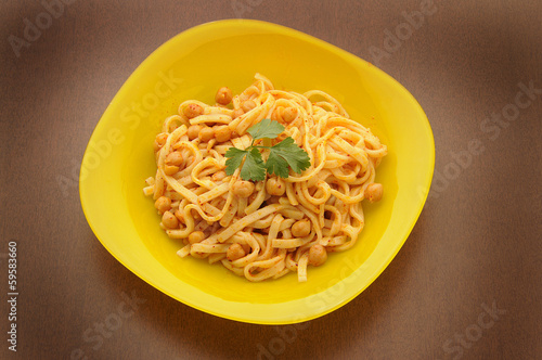 Photo: Lagane e ceci - Cucina della Calabria Lagane e ceci - Cucina della Calabria