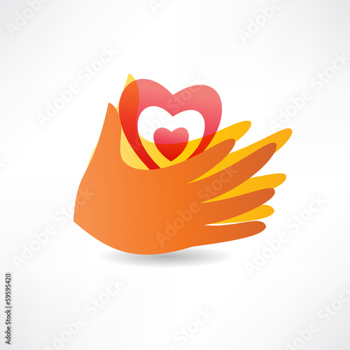 Vector: love for others icon love for others icon