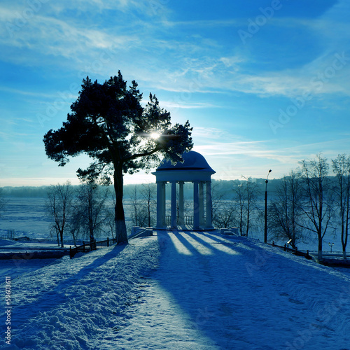 Photo: Winter scenery Winter scenery