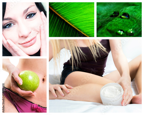 Photo: composition on natural body care composition on natural body care