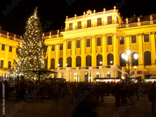 Photo: Christmas at Schonbrunn Palace in Vienna Christmas at Schonbrunn Palace in Vienna