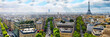 View of Paris from the Arc de Triomphe. .Paris. France. View of Paris from the Arc de Triomphe. .Paris. France.