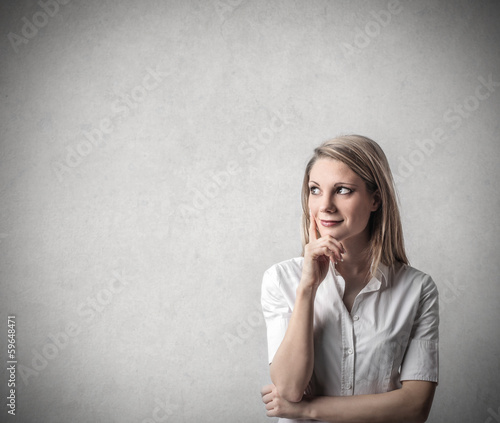Photo: Thinking Girl Thinking Girl