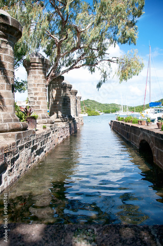 Photo: Nelson's Dockyard near Falmouth, Antigua, Caribbean Nelson's Dockyard near Falmouth, Antigua, Caribbean