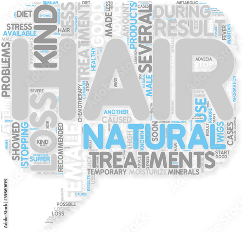 Vector: Concept of Female Hair Loss Treatment And Information Concept of Female Hair Loss Treatment And Information