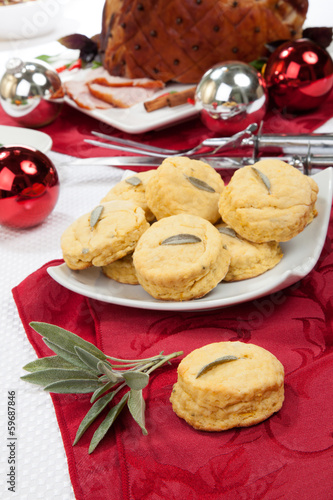 Photo: Sage Biscuits and Roasted Spiced Ham Sage Biscuits and Roasted Spiced Ham