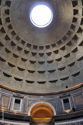 Photo: Rome Pantheon Cupola Rome Pantheon Cupola