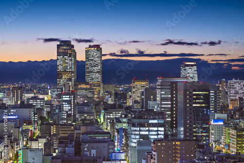 Photo: Nagoya, Japan twilight Cityscape Nagoya, Japan twilight Cityscape