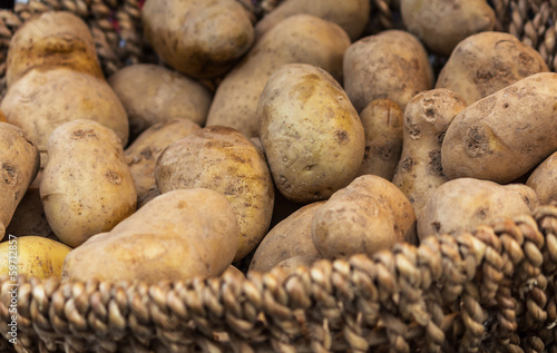 Photo: Kartoffeln im Korb Kartoffeln im Korb