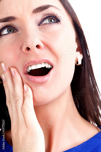 Photo: Woman with toothache Woman with toothache