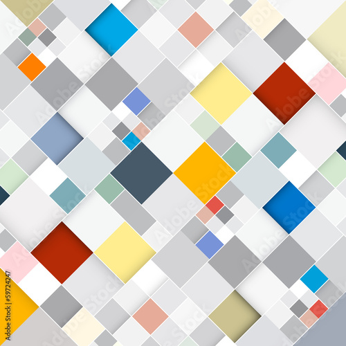 Vector: Abstract Vector Retro Square Background Abstract Vector Retro Square Background