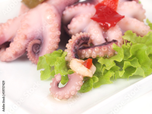 Photo: Refined octopus dish Refined octopus dish