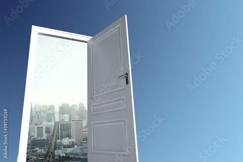 Photo: door to city door to city
