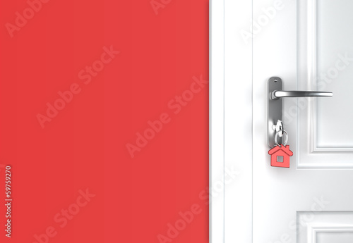 Photo: door with key door with key